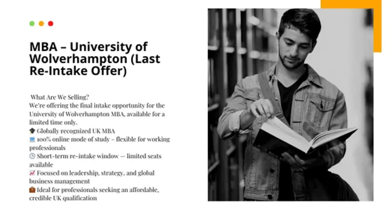 MBA – University of Wolverhampton 